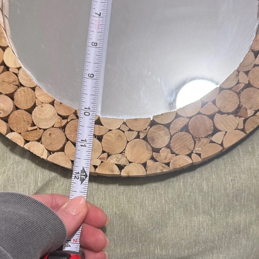 Rustic Cork Brown Wall Mirror